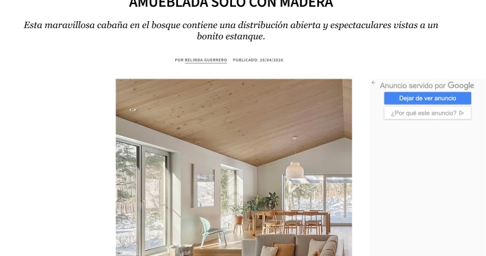 techos de madera vista
